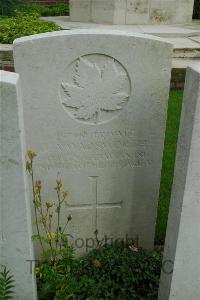 Canada Cemetery Tilloy Les Cambrai - Wadsworth, J A